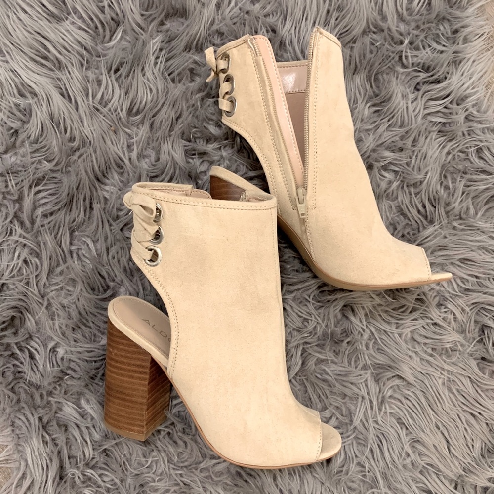ALDO suede booties